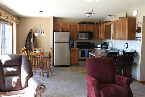 2 bedroom accessible condo #112 Wild Eagle Lodge
