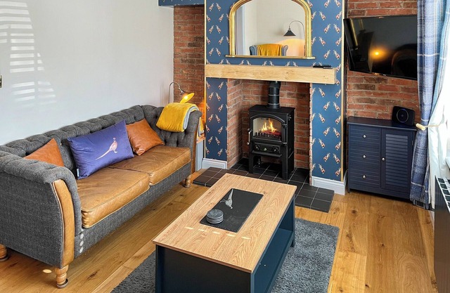 Lily Pad is a charming retreat in Helmsley, offering modern comforts with a cosy ambiance.