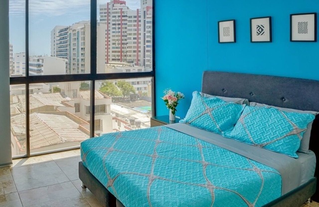 2-bedroom apartment in enjoyable el rodadero Santa Marta with WiFi, AC