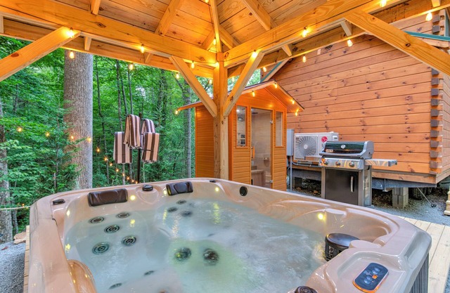 2 Bedroom Cabin in DuPont State Park with Loft, Hot-Tub, and Sauna(Read Rules)
