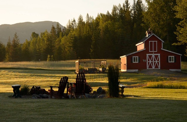 2-bedroom log cabin in Columbia Falls. "What an amazing find!"