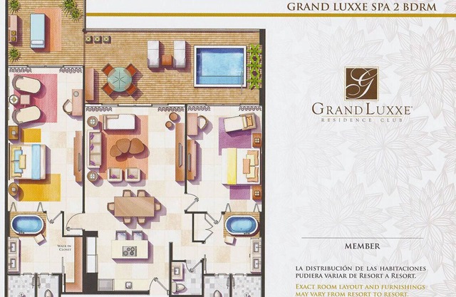 ¡Alojamiento de 2 dormitorios en el Grand Luxxe Residence Club Platinum A ++ Spa Tower!