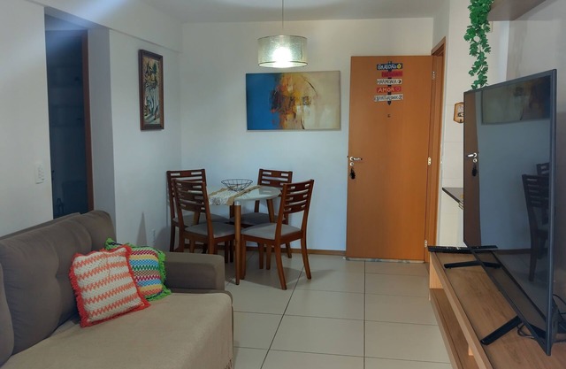 2 bedroom apartment fully equipped 50mts from Praia de Itaparica Vila Velha.