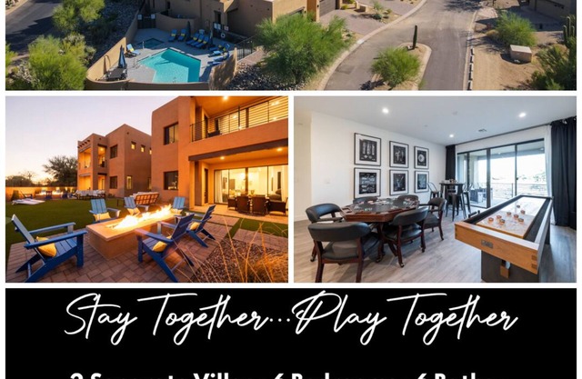 2 Villas/20 Guests: Walk to Troon North Golf Club