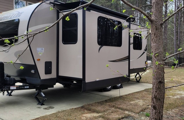 2020 travel trailor which we deliver to surounding campgrounds, speedways ect..