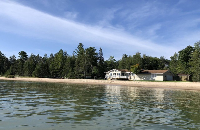 240 Feet of Private Sandy Lake Huron Beach!