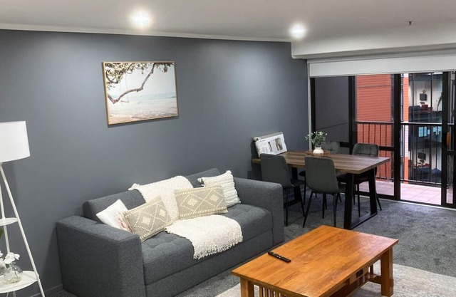 2br apartment with balcony and free carpark