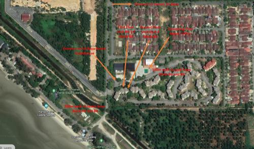 2BR First-Floor Apartments at Sri Bayu Resort Hotel, Bagan Lalang