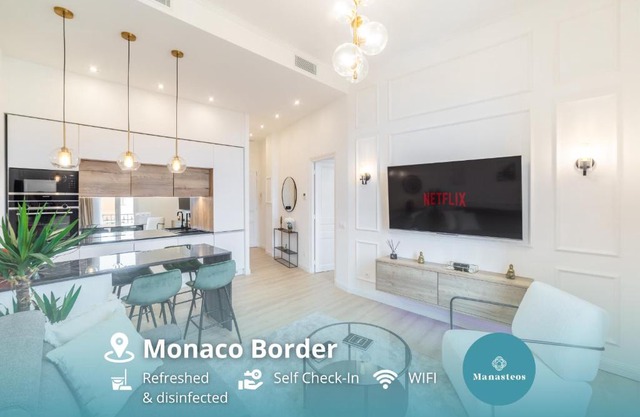 2mn Monaco - Luxueux appartement Belle Epoque - AD