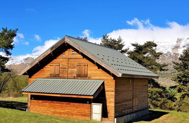 2.o piso, vista montaña, piscina, terraza, parking, tv, local para esquís, 27m², La Joue du Loup