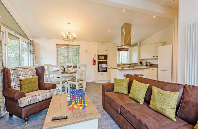 Luxurious and contemporary lodge perfect for a peaceful break away with family or friends.