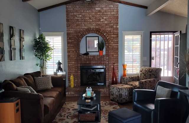 3-bedroom home with AC refrigeration unit, WiFi, garage plus carport.