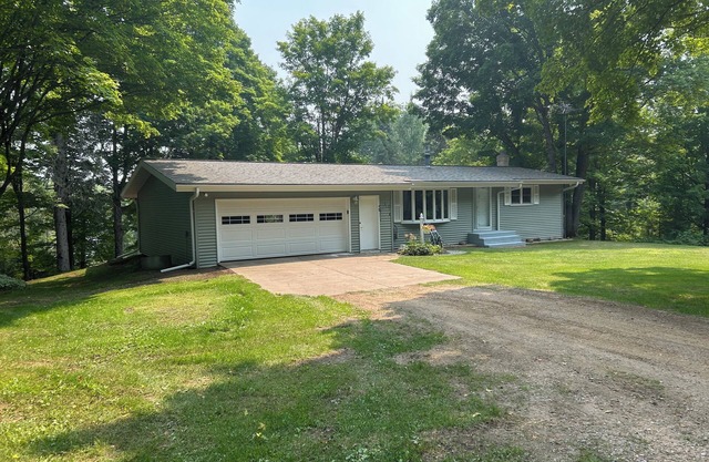 3-bedroom house located three miles from Sawyer Lake on the Michigamme River