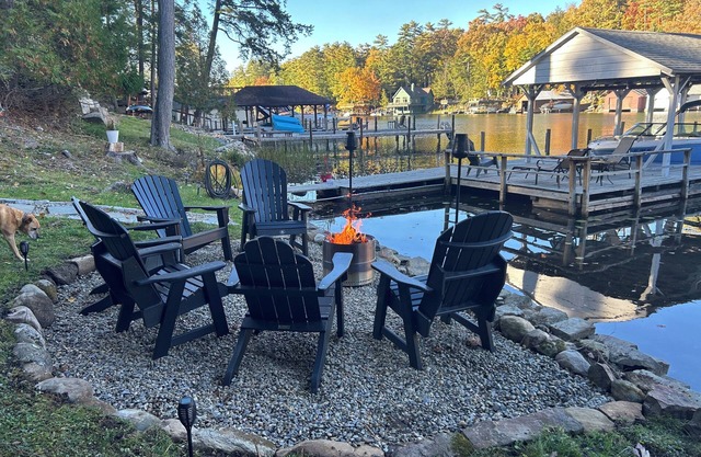 3 Bedroom Lakefront home on Lake George with dock slip for 25 foot boat included