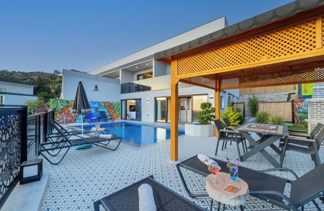 3 bedroom villa with sea view and jacuzzi in Fethiye/Faralya location,Sea Renity