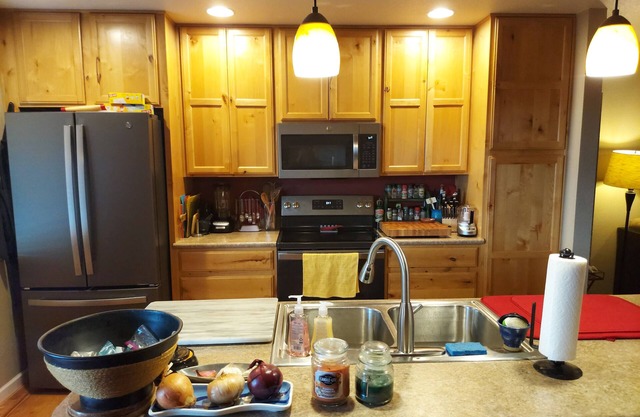 3 BR house with deck and large back yard located on bike trail & public bus stop