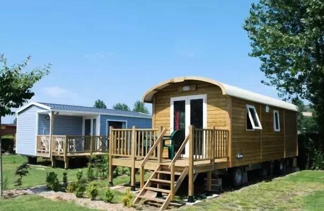 Camping Le Marqueval *** - Tráiler 3 Habitaciones 4 Personas