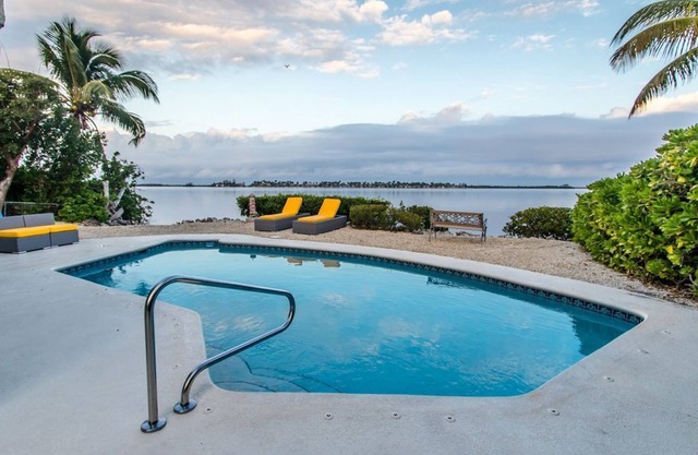 Waterfront-Open Water View- Home with Pool-Floating Dock-Kayaks-Parking