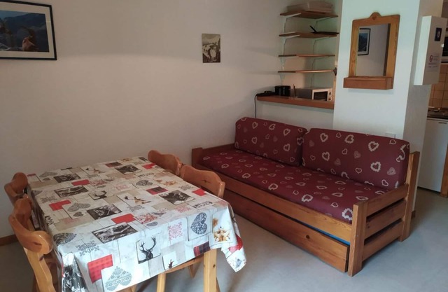 300m del centro estación, 1.o piso, balcón, tv, local para esquís, 25m², Termignon-la-Vanoise