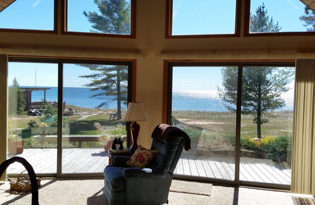 175 'Playa privada del lago Mich, sin vecinos 200 + pies kayaks, bicicletas, aire acondicionado central!
