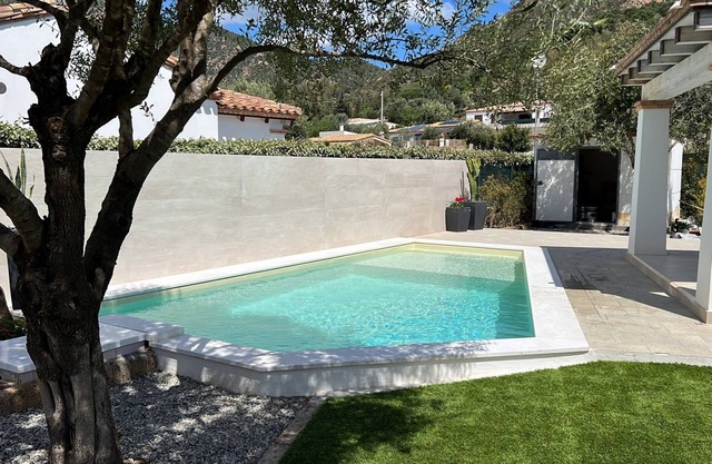 350 mt BEACH VILLA "ILARIA" with PRIVATE POOL and GARDEN