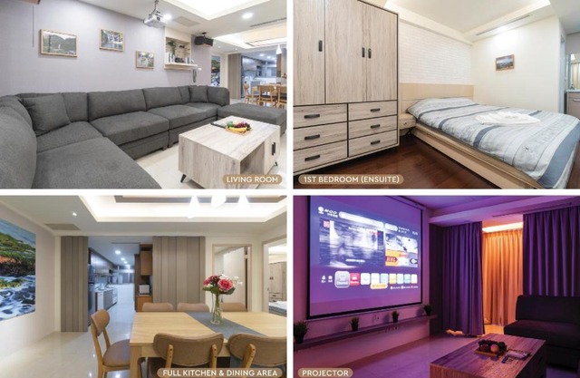 3B2b Warm Cinema Home 4 Min to Xinyi Anhe MRT 三房二衛 投影機 4分到信義安和站