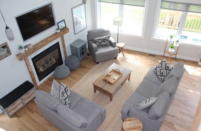 4-bedroom house in Stanhope - walk to the beach!