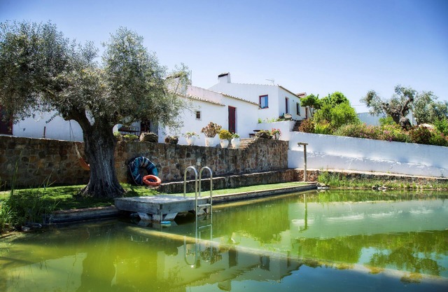 Villa de 4 dormitorios con piscina biológica.