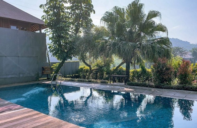 4 dormitorios piscina Villa Dago, vista a la montaña