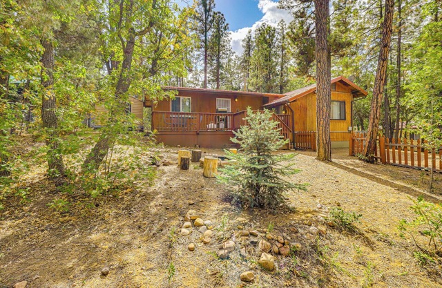 4 Mi to Rainbow Lake: Peaceful Home w/ Deck