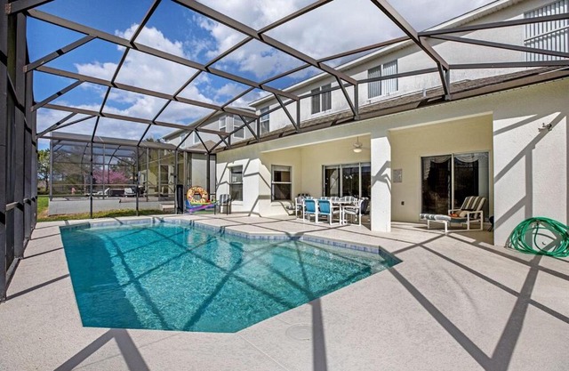 #447-Beautiful, spacious villa with sunny private pool, overlooking conservation land