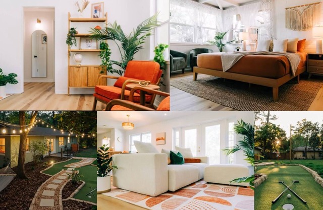 4BR Boho Oasis w/Mini Golf & Games!