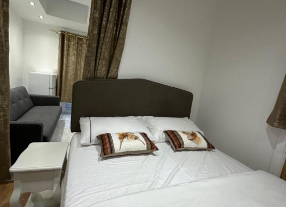 4TH Studio Flat With Private Own Bathroom A London Luxury Family Home Setup and furnished With Double Bed plus A Double Futon-Sofa Bed A Single Futon Bed A Baby Cot and Garden and Free Parking