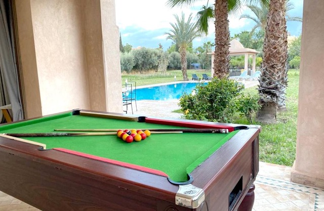 5 bedrooms villa with private pool enclosed garden and wifi at Marrakech