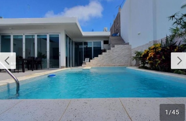 5 minutes to Playaman Beach! Romantic beach villa with pool/jacuzzi!