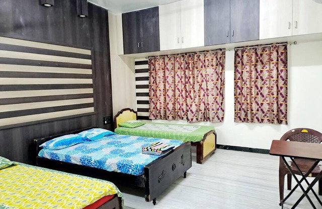 5 minutes walk to Rela 7 minutes drive to Airport AC Kitchen Bedroom3