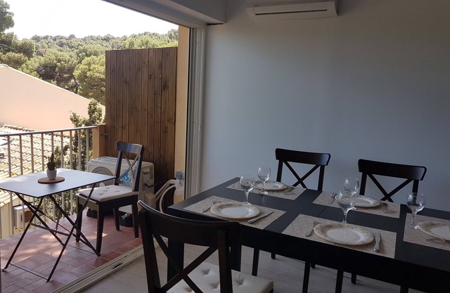 5 people Sea view terrace in the heart of the resort