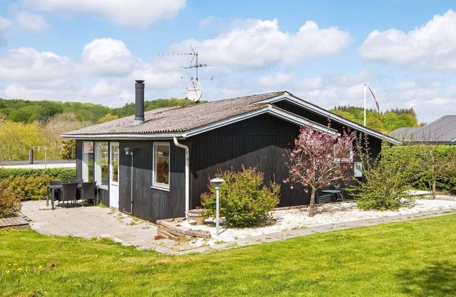 Tranquila casa de vacaciones en Haderslev con terraza