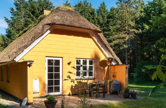 Casa de vacaciones idílica en Jutlandia con terraza