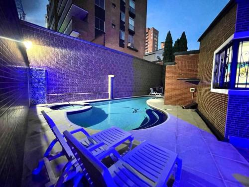 5BR Poblado 80s Mansion with Private Pool AC