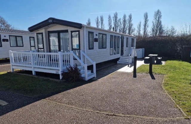 6 berth caravan with decking at Caister Haven Holiday Park ref 30032P