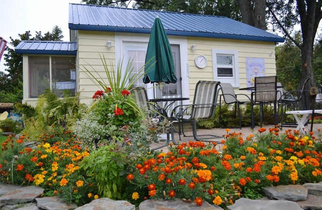 6 Little Yellow Cottages in Downtown Port Austin
