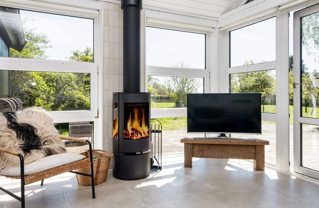 Espaciosa casa vacacional en Ebeltoft con sauna