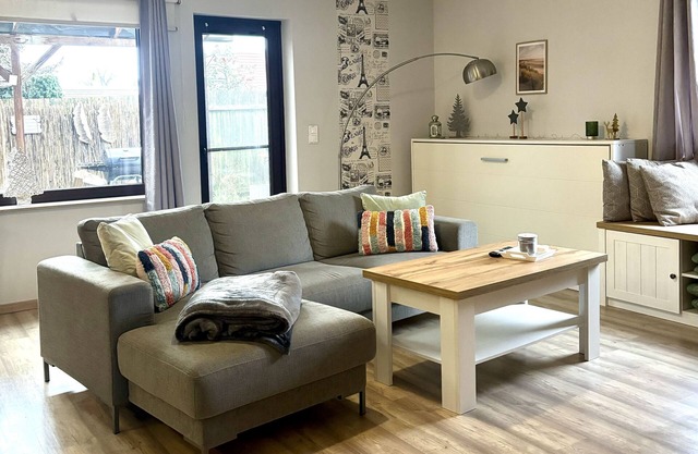 70sqm apartment with large eat-in kitchen & terrace near Steinhuder Meer.