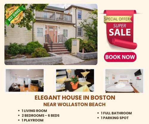74L - 2BR Quincy - Cozy Couple Hideout near Wollaston Beach