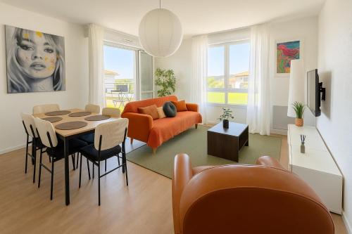 85m2 -Idéal entre amis ou famille- 3ch-6pers - parking privé, proche centre-ville, metro Borderouge à 5min