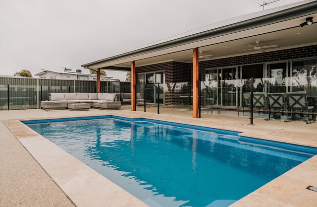 A Brand New Home with a Pool overlooking The Black Bull Golf Course