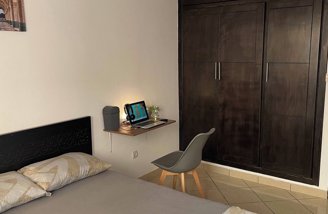 A charming one-bedroom apartment.