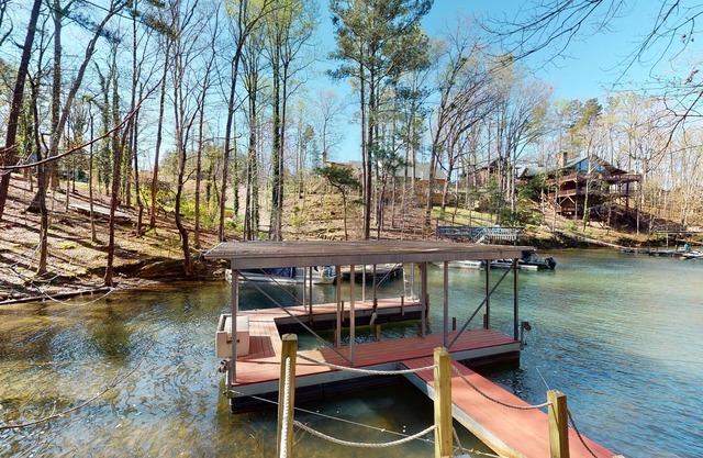 A Cool Change Too, on Lake Lanier with a dock