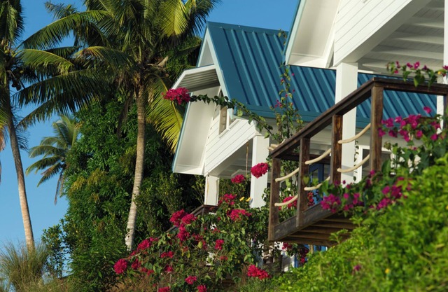 A fusion of classic colonial and cool Mediterranean holiday accommodation